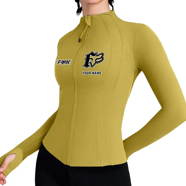 Fox Racing Women's Full Zip Athletic Jacket Long Sleeve Double Lined Jacket New 2025 CBSWAJ008