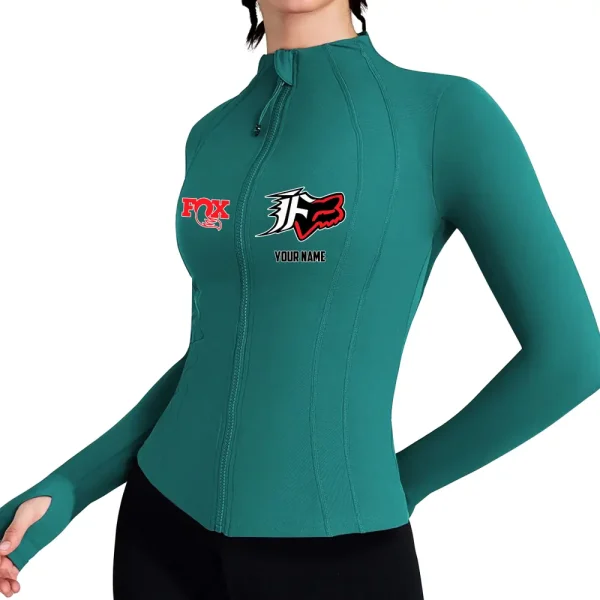 Fox Racing Women's Full Zip Athletic Jacket Long Sleeve Double Lined Jacket New 2025 CBSWAJ010