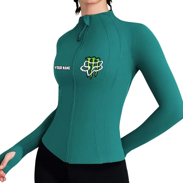 Fox Racing Women's Full Zip Athletic Jacket Long Sleeve Double Lined Jacket New 2025 CBSWAJ011