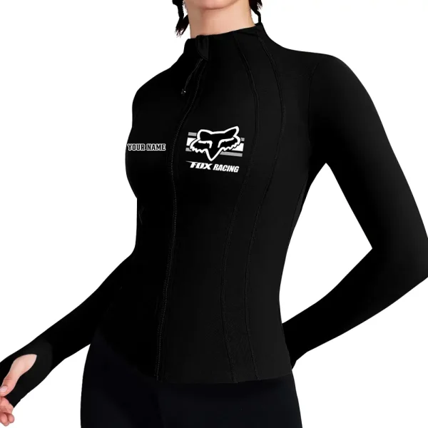 Fox Racing Women's Full Zip Athletic Jacket Long Sleeve Double Lined Jacket New 2025 CBSWAJ012