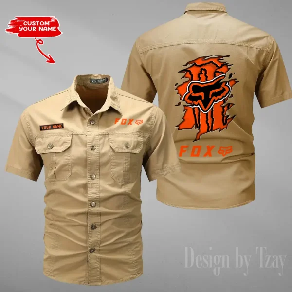Fox Racing Military Cargo Cotton Shirts New 2025 CSBCCS019 - Image 2
