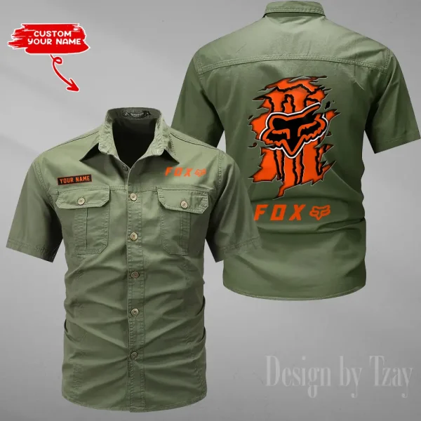 Fox Racing Military Cargo Cotton Shirts New 2025 CSBCCS019 - Image 3