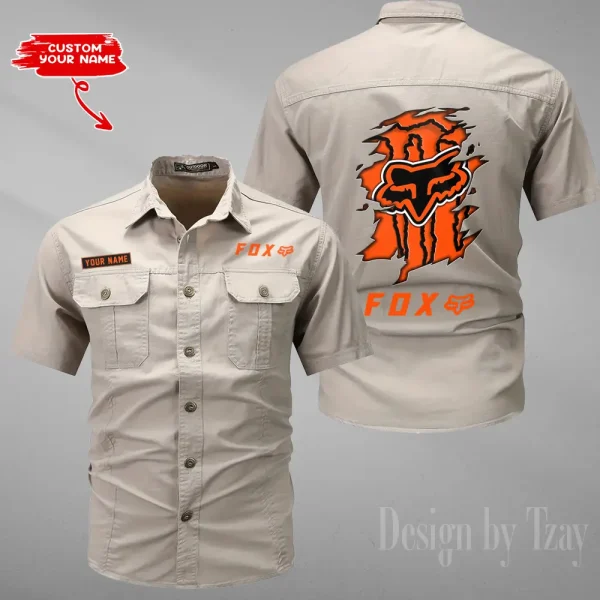 Fox Racing Military Cargo Cotton Shirts New 2025 CSBCCS019 - Image 5