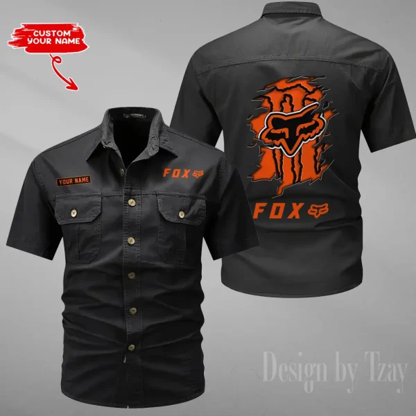 Fox Racing Military Cargo Cotton Shirts New 2025 CSBCCS019 - Image 6