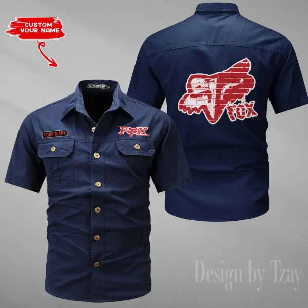 Fox Racing Military Cargo Cotton Shirts New 2025 CSBCCS021 - Image 2