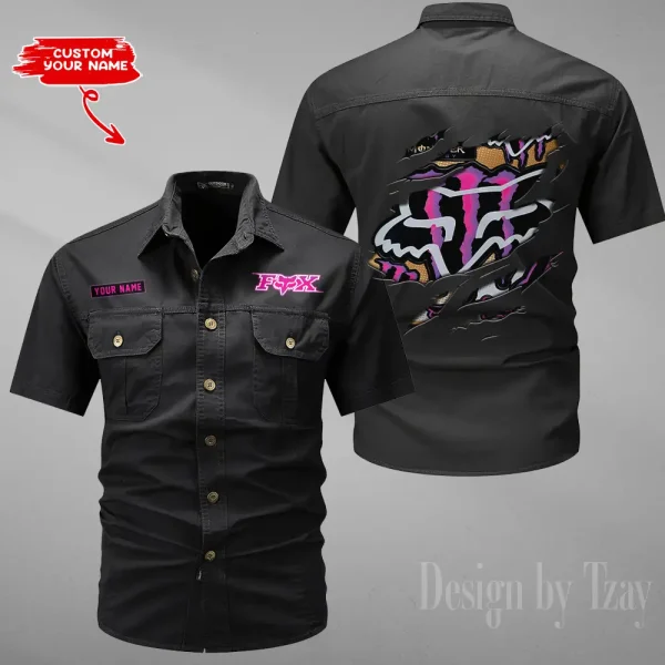 Fox Racing Military Cargo Cotton Shirts New 2025 CSBCCS022 - Image 2