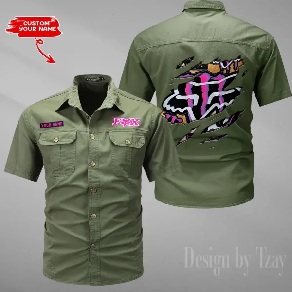 Fox Racing Military Cargo Cotton Shirts New 2025 CSBCCS022 - Image 4