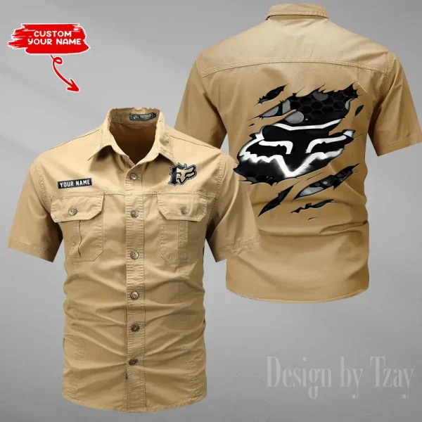 Fox Racing Military Cargo Cotton Shirts New 2025 CSBCCS023 - Image 2