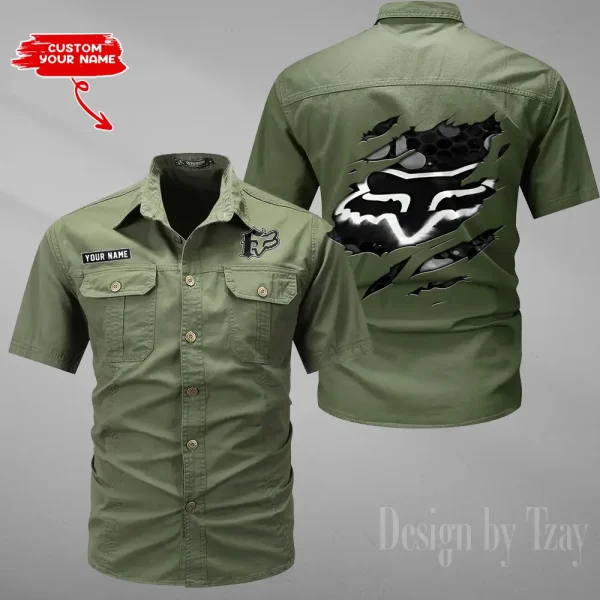 Fox Racing Military Cargo Cotton Shirts New 2025 CSBCCS023 - Image 3