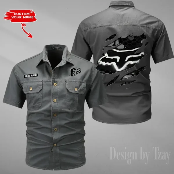 Fox Racing Military Cargo Cotton Shirts New 2025 CSBCCS023 - Image 4