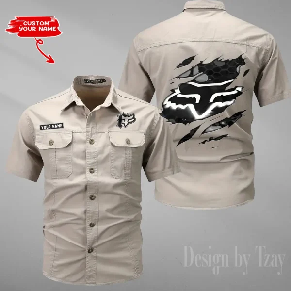 Fox Racing Military Cargo Cotton Shirts New 2025 CSBCCS023 - Image 5