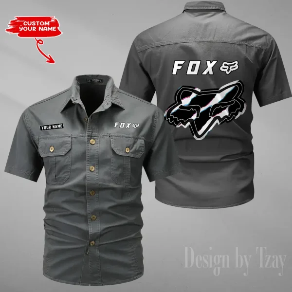 Fox Racing Military Cargo Cotton Shirts New 2025 CSBCCS024 - Image 3