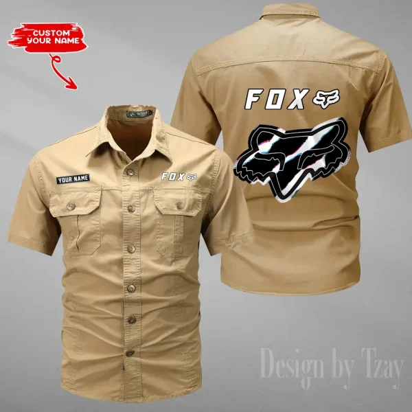 Fox Racing Military Cargo Cotton Shirts New 2025 CSBCCS024 - Image 5