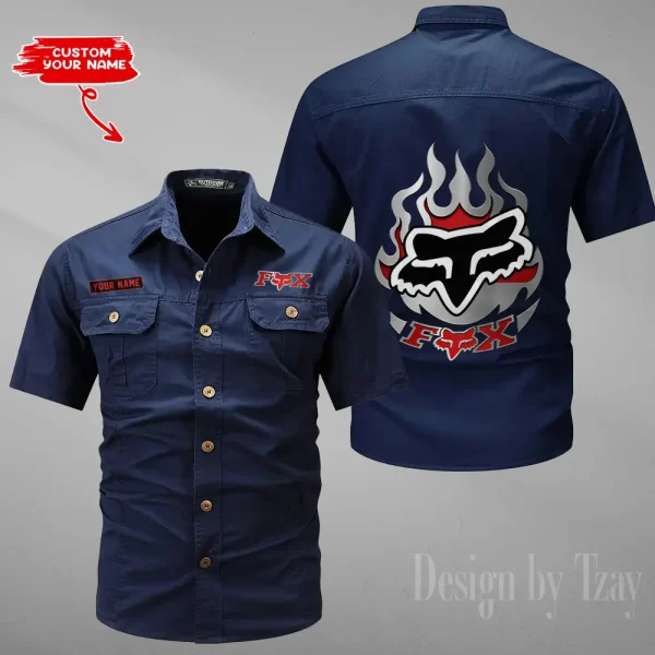 Fox Racing Military Cargo Cotton Shirts New 2025 CSBCCS025 - Image 2