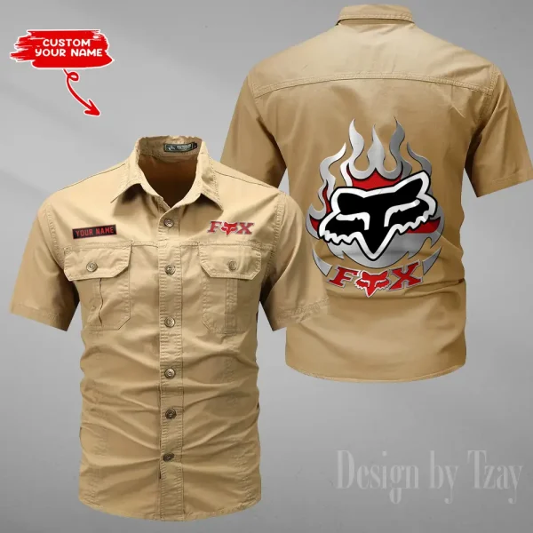 Fox Racing Military Cargo Cotton Shirts New 2025 CSBCCS025 - Image 3