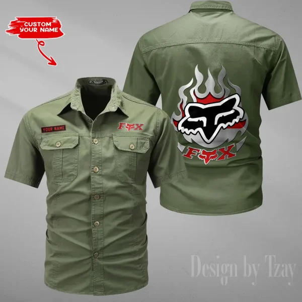 Fox Racing Military Cargo Cotton Shirts New 2025 CSBCCS025