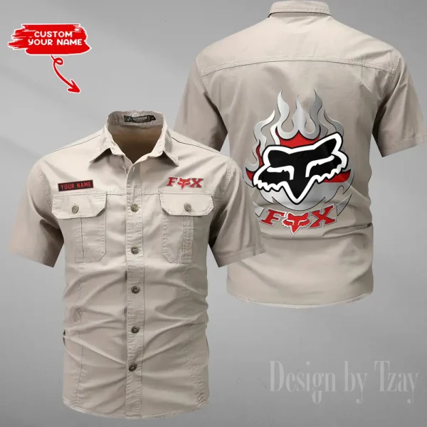 Fox Racing Military Cargo Cotton Shirts New 2025 CSBCCS025 - Image 5