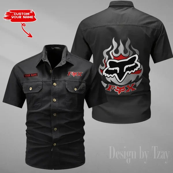 Fox Racing Military Cargo Cotton Shirts New 2025 CSBCCS025 - Image 6