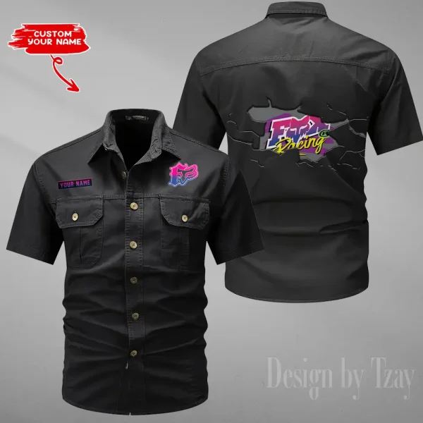 Fox Racing Military Cargo Cotton Shirts New 2025 CSBCCS026 - Image 2