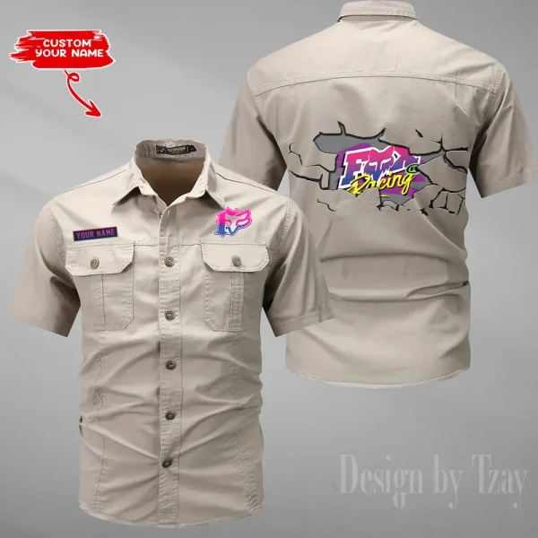 Fox Racing Military Cargo Cotton Shirts New 2025 CSBCCS026 - Image 3
