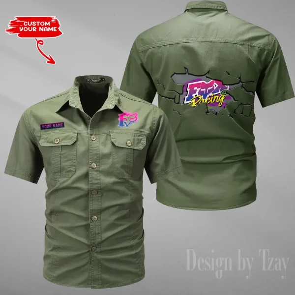 Fox Racing Military Cargo Cotton Shirts New 2025 CSBCCS026 - Image 4