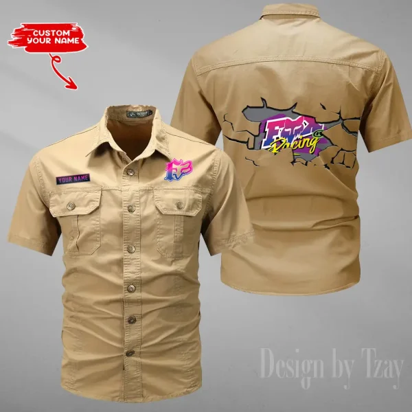Fox Racing Military Cargo Cotton Shirts New 2025 CSBCCS026 - Image 5