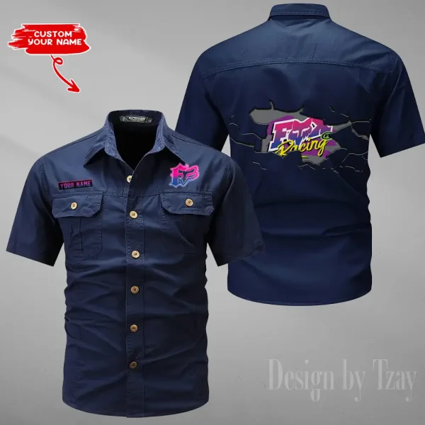Fox Racing Military Cargo Cotton Shirts New 2025 CSBCCS026 - Image 6