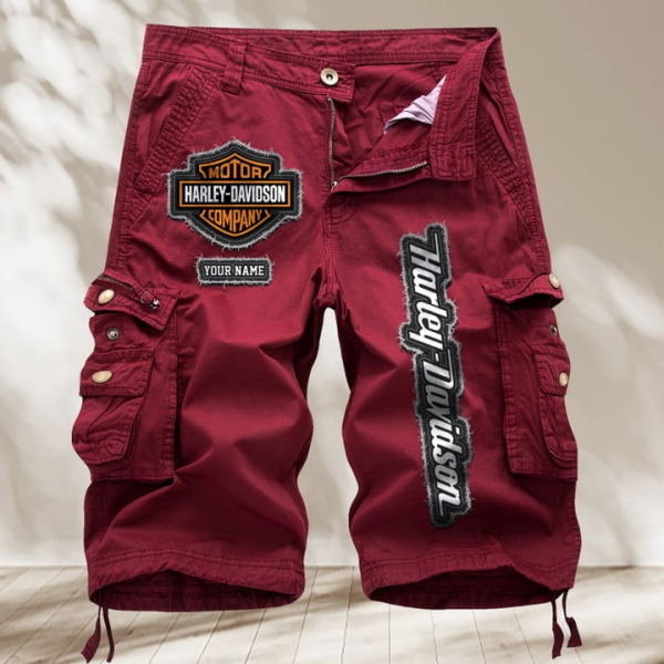 Harley Davidson Men Casual Cargo Pants NNPMSA210 - Image 4