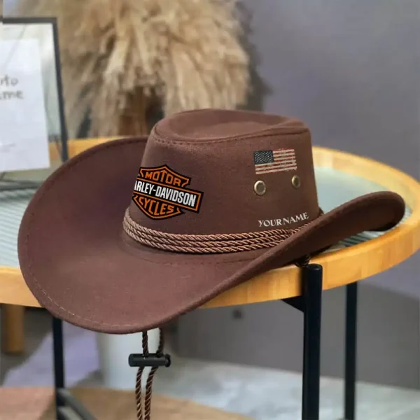 Harley Davidson Cowboy Hat E4R6OT01501 - Image 2
