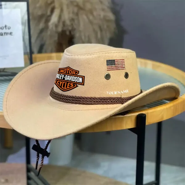 Harley Davidson Cowboy Hat E4R6OT01501 - Image 3