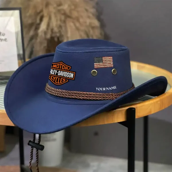 Harley Davidson Cowboy Hat E4R6OT01501 - Image 4