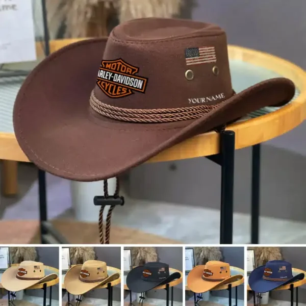 Harley Davidson Cowboy Hat E4R6OT01501