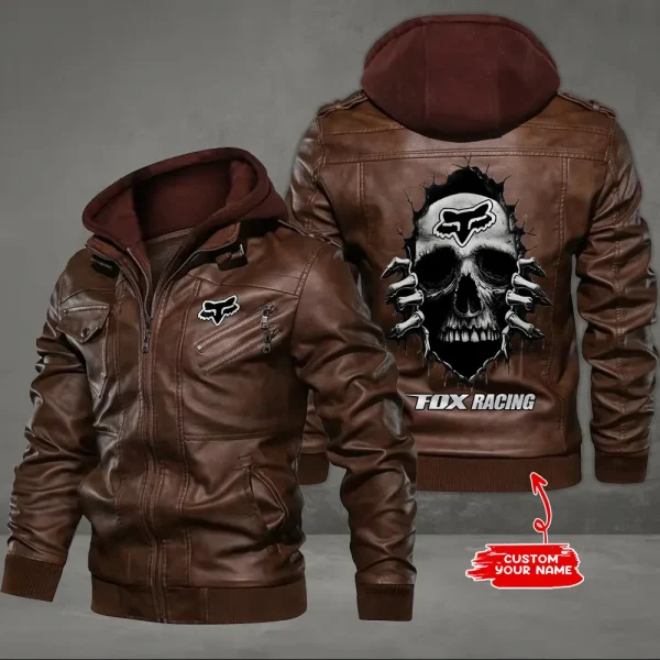 Fox Racing Motorcycle Leather Jacket Men Biker Trending 2025 CBSMLJB001