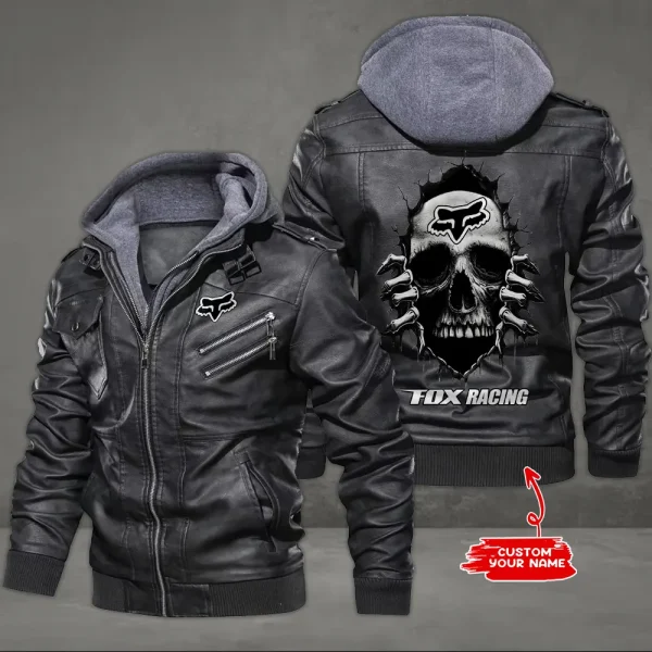 Fox Racing Motorcycle Leather Jacket Men Biker Trending 2025 CBSMLJB001 - Image 2