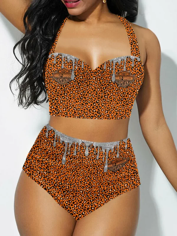 Harley Davidson Sexy High Waist Bikinis 2025 VDSPBK267