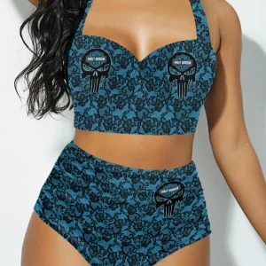 Harley Davidson Sexy High Waist Bikinis 2025 VDSPBK275