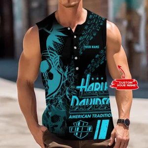 Harley Davidson Custom 3D Printed Men Tank Top Shirt Limited Edition 2025 VDTTS022