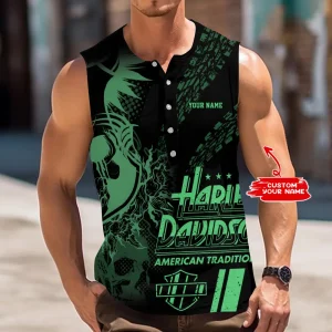 Harley Davidson Custom 3D Printed Men Tank Top Shirt Limited Edition 2025 VDTTS023