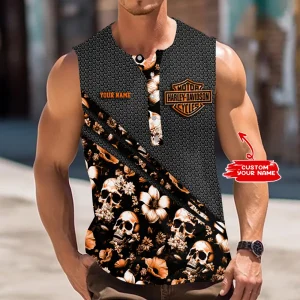 Harley Davidson Custom 3D Printed Men Tank Top Shirt Limited Edition 2025 VDTTS028