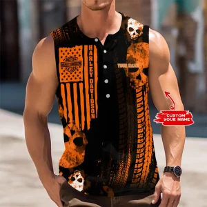 Harley Davidson Custom 3D Printed Men Tank Top Shirt Limited Edition 2025 VDTTS030