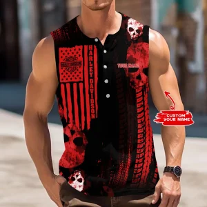 Harley Davidson Custom 3D Printed Men Tank Top Shirt Limited Edition 2025 VDTTS031