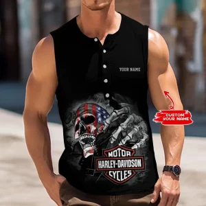 Harley Davidson Custom 3D Printed Men Tank Top Shirt Limited Edition 2025 VDTTS034