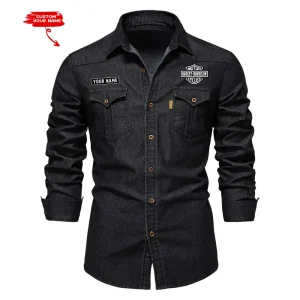 Harley Davidson Cotton Denim Shirt VDCDS002