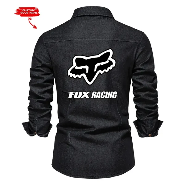 Fox Racing Cotton Denim Shirt VDCDS013 - Image 4