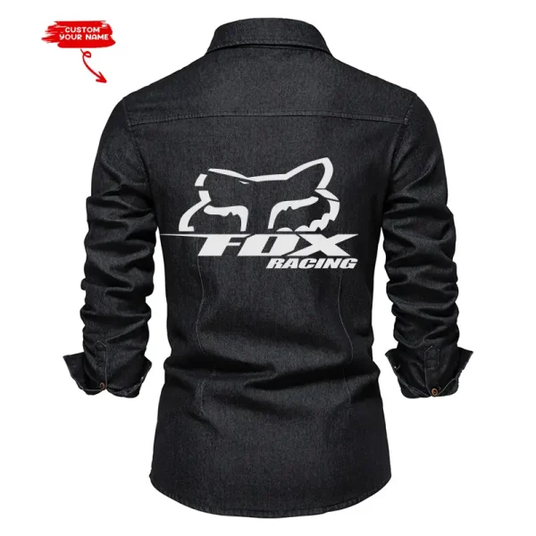 Fox Racing Cotton Denim Shirt VDCDS014 - Image 3