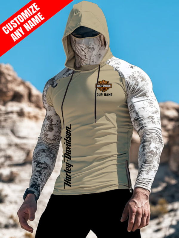 Harley Davidson DIHMT8184 Gym Hoodie With Mask - Image 6