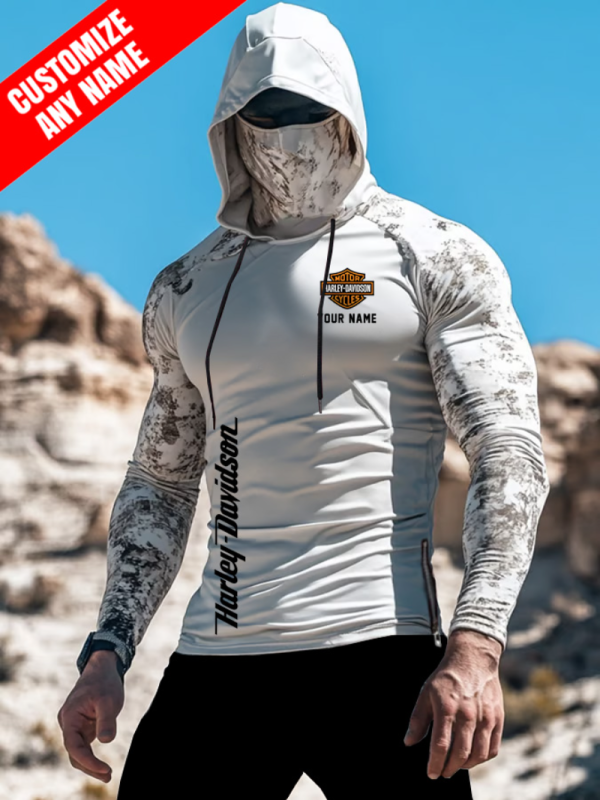 Harley Davidson DIHMT8184 Gym Hoodie With Mask - Image 7