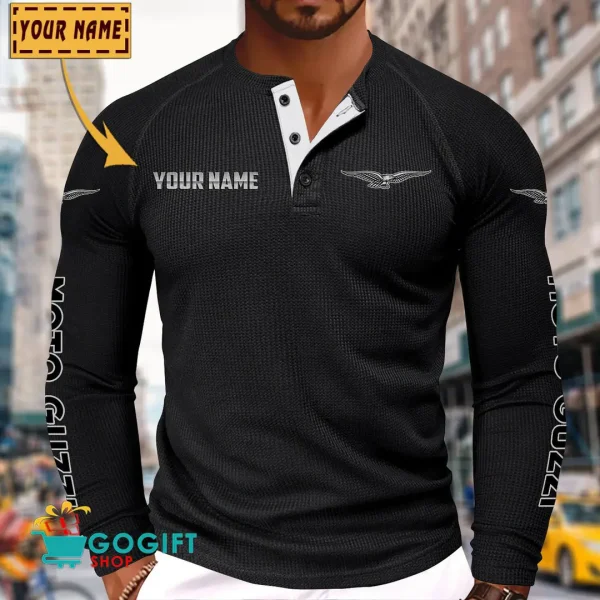 Moto Guzzi Men's Fashion Sports Slimming Top NTHSC104