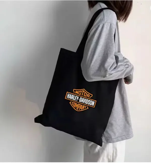 Crossbody Bag Shopper Storage Bag Casual Canva Tote Bag For Harley Davidson