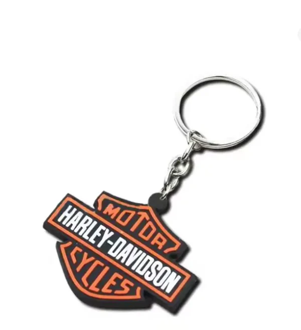 Metal Motorcycle LOGO Key Ring Keyring For Harley Davidson Softail Sportster VRSC Touring X48 883 1200 Street Glide Accessories